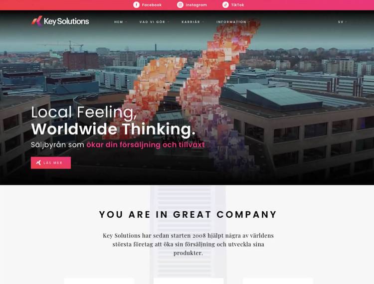 Key Solutions Screenshot